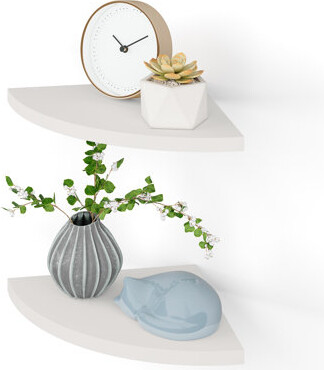 Ballucci Provo 2 Piece Corner Shelf 12 x 12"