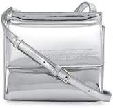 Thumbnail for your product : Calvin Klein top flap triangle satchel