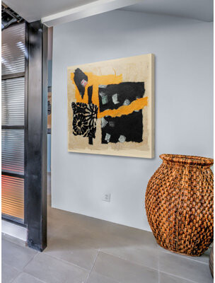 Marmont Hill 'Touch Of Modern Iii' by Irena Orlov Painting Print on Wrapped Canvas