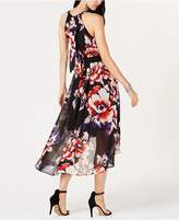 Thumbnail for your product : INC International Concepts Floral-Print Handkerchief-Hem Dress, Created for Macy's