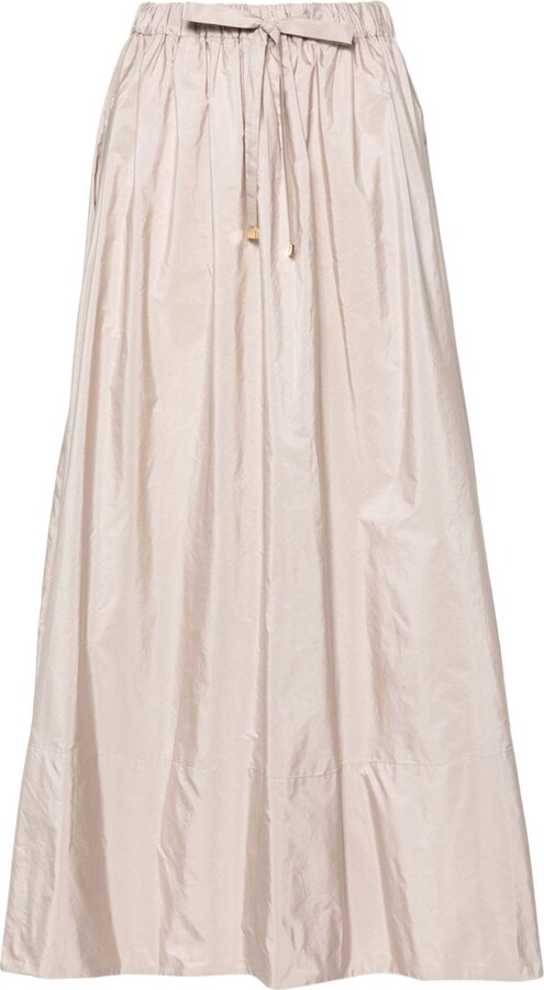 スカート MAX MARA Satin longuette skirt Beige Satin longuette skirt MAX MARA - Nugnes1920