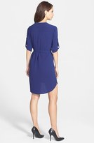 Thumbnail for your product : BCBGMAXAZRIA Pintuck Crepe Shirtdress
