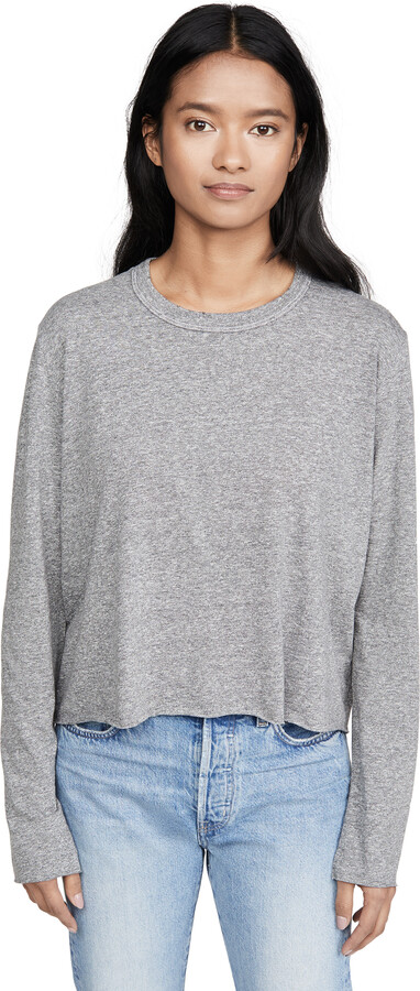 The Great The Long Sleeve Crop Tee