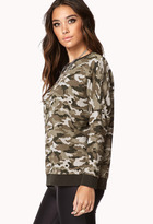 Thumbnail for your product : Forever 21 Sporty Camo Sweatshirt
