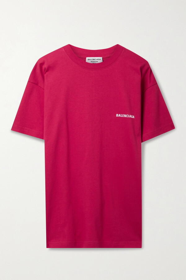 pink balenciaga t shirt