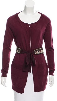 Megan Park Embroidered Wool Cardigan w/ Tags