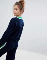 Thumbnail for your product : ASOS DESIGN two-piece sweater with tipping in crop