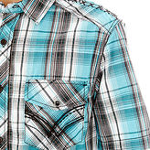 Thumbnail for your product : JCPenney Chalc Short-Sleeve Plaid Woven Shirt