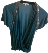 Thumbnail for your product : Sandro Blue Viscose Top