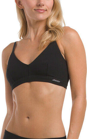 TJMAXX Organic Cotton Bralette For Women, Spandex/Cotton