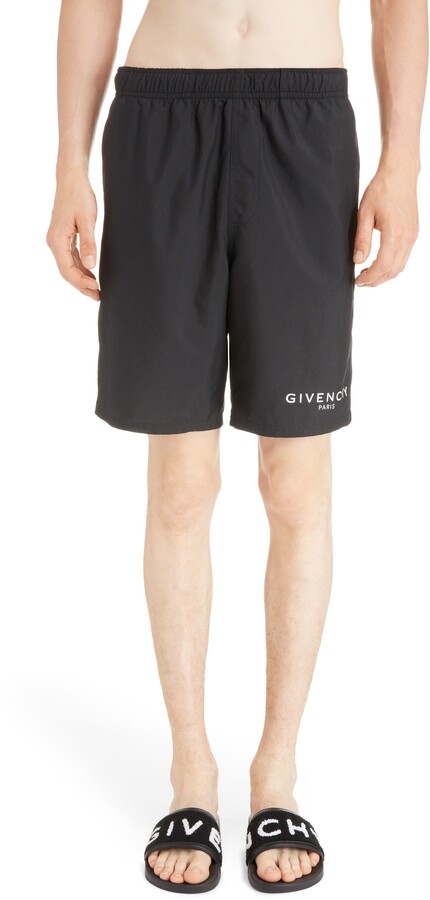 Givenchy Logo Swim Trunks - ShopStyle