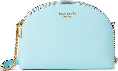 kate spade new york Spencer Saffiano Leather Double Zip Dome Crossbody