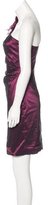 Thumbnail for your product : David Meister Feather-Accented Sheath Dress