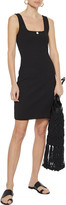 Thumbnail for your product : Solid & Striped Floral-appliqued Ribbed-knit Mini Dress