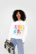 Thumbnail for your product : Nasty Gal Womens RuPaul Graphic Sweatshirt - White - XS