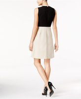 Thumbnail for your product : Tommy Hilfiger Colorblocked Faux-Wrap Dress
