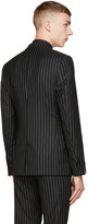 Thumbnail for your product : Givenchy Black Pinstriped Blazer