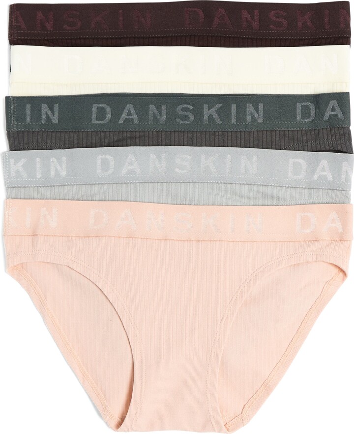 Danskin Pack of 5 - Microfiber Seamless Hipster Brief - ShopStyle Panties