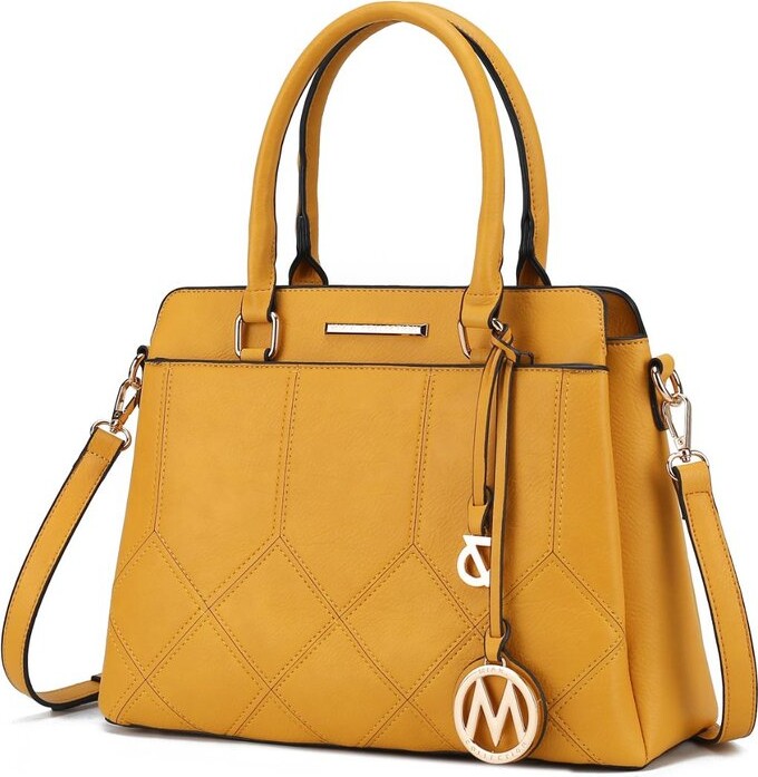 MKF Collection Yale Checkered Tote Bag with Wallet by Mia K.