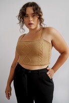 Thumbnail for your product : Ardene Plus Size Cable Knit Tube Top