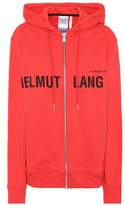 Helmut Lang Cotton logo zip hoodie 