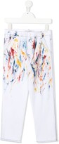 Thumbnail for your product : Philosophy di Lorenzo Serafini Kids Paint Splatter Print Jeans