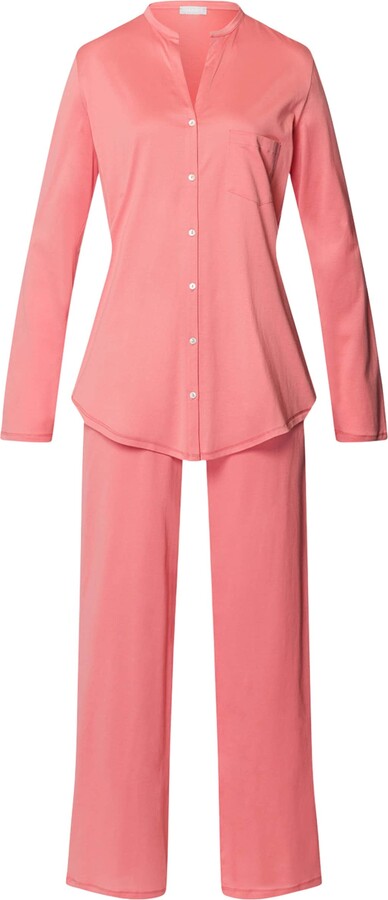 Hanro Cotton Deluxe Long-Sleeve Pyjama Set