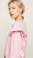 Thumbnail for your product : WAYF Darlene Ruffle Sweater