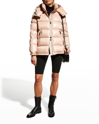 moncler maire shiny puffer jacket