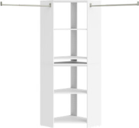 ClosetMaid Impressions Corner Unit With Hang Rods