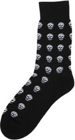 Thumbnail for your product : Alexander McQueen Cotton Blend Skull Socks