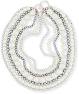 Thumbnail for your product : Kenneth Jay Lane Seven-Row Pearly Necklace