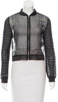 Thumbnail for your product : Claudie Pierlot Ruched Silk Jacket