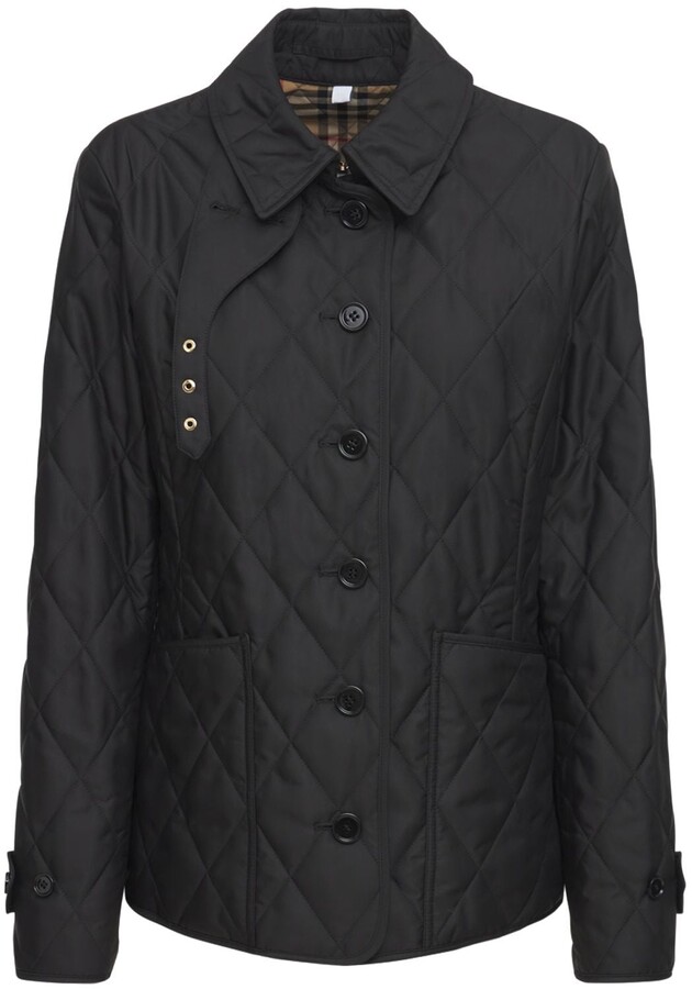 burberry plus size quilted jacket