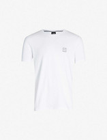 Thumbnail for your product : BOSS ORANGE Logo patch cotton-jersey T-shirt