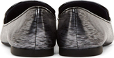 Thumbnail for your product : Kenzo Silver Embroidered Eye Loafers