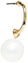 Thumbnail for your product : Aje Logo Charm Drop Pearl Earrings
