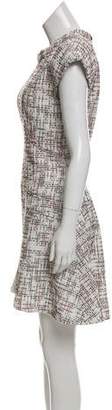 Chanel Tweed A-Line Dress White Tweed A-Line Dress
