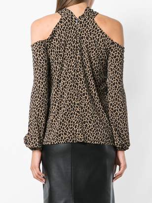 MICHAEL Michael Kors leopard print blouse