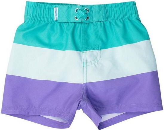 RuggedButts Boys' Marine Color Block Swim Trunks Toddler 2T Green