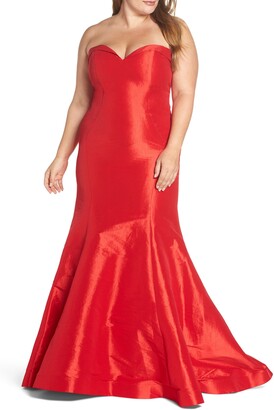 Mac Duggal Bustier Mermaid Gown
