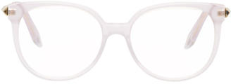 Victoria Beckham Purple Fine Oval Kitten Glasses