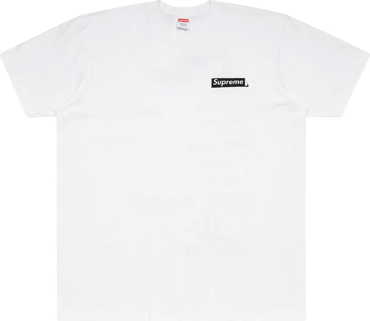 supreme white tee