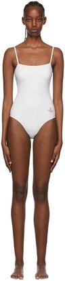 Vivienne Westwood Off-White Recycled Nylon One-Piece Swimsuit