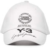 Thumbnail for your product : Y-3 contrast logo embroidered cap