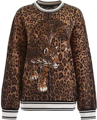 Dolce & Gabbana Leopard-printed Sweatshirt