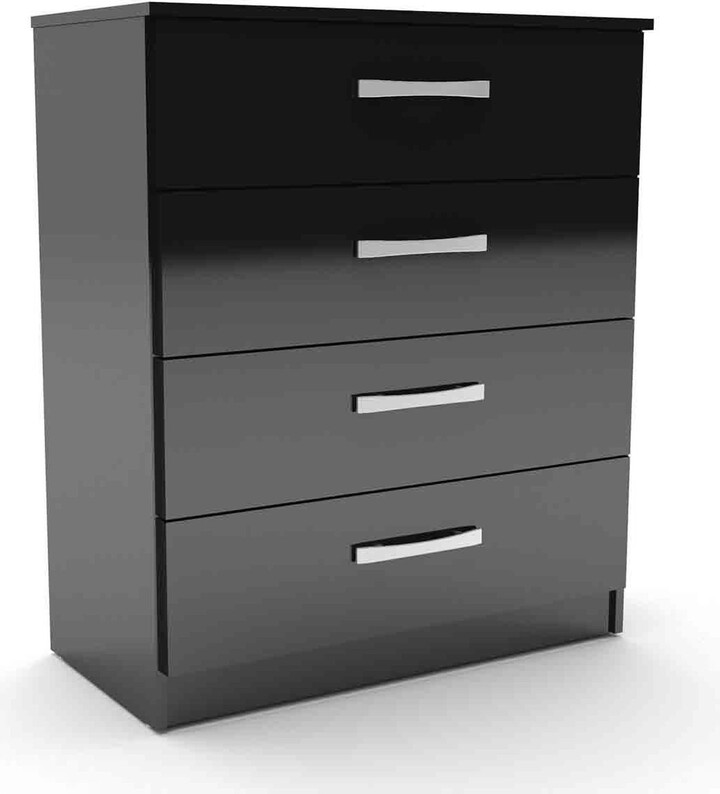 Dunelm Lynx 4 Drawer Chest Black ShopStyle