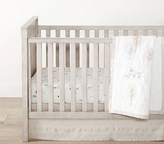 pottery barn crib bumper safety