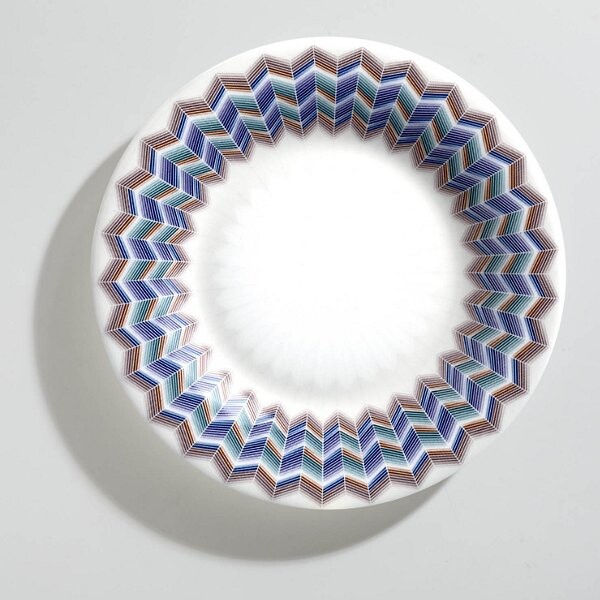 Missoni Zig Zag Bread and Butter Plates Set of 6 in Blue