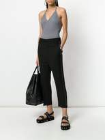 Thumbnail for your product : Rick Owens bar side panel tapered trousers
